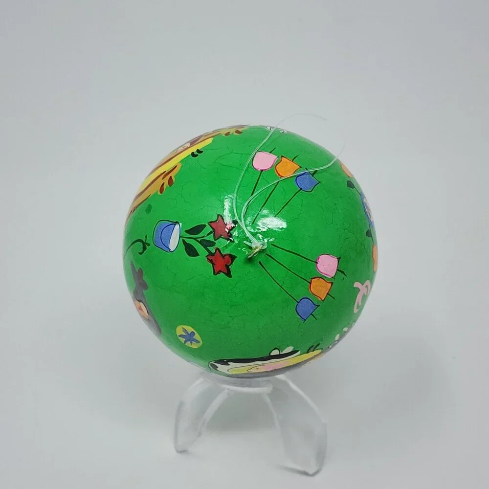 Crate & Barrel Twelve Days Of Christmas Ornament Day 8 Maids a Milking VTg 3" - Picture 5 of 6